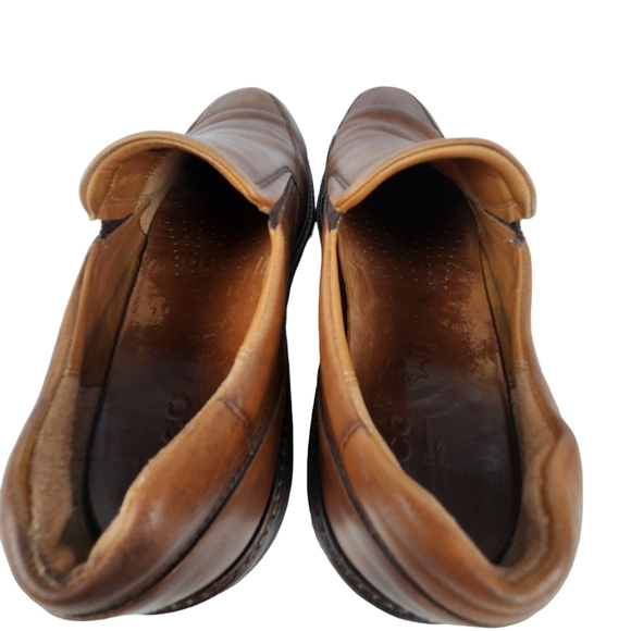 Ecco Holton Apron Toe Slip On Brown Leather Loafers Mens Size 10 to 10.5 EU 44 main image 14